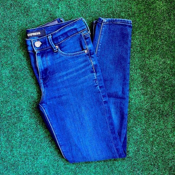 Express Jean Stretch Legging Mid Rise size 0R